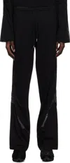 Kiko Kostadinov Alec K-dart Jersey Sweatpants In Black/l Grey & D Tea