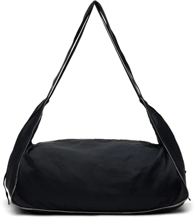 Kiko Kostadinov Black Cailleach Bag In Pebble Black