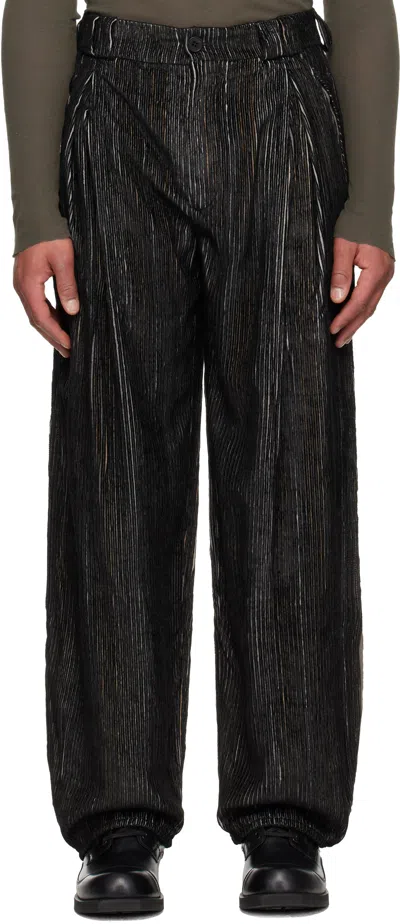 Kiko Kostadinov Black Halics Trousers