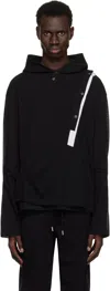 Kiko Kostadinov Inex Hoodie In Black / Black