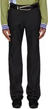 Kiko Kostadinov Inex Snap Trousers In Black Obsidian / Bla