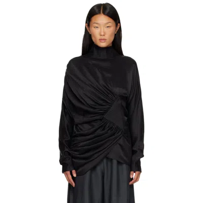 Kiko Kostadinov Black Jacana Blouse