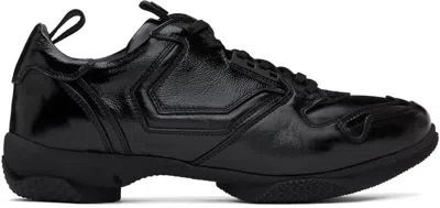 Kiko Kostadinov Black Ostro Sneakers In Carbon Brilliant