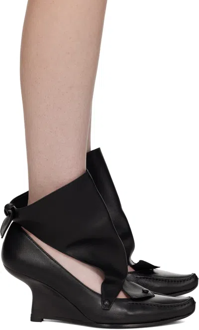 Kiko Kostadinov ブラック Parker ウェッジ ポイント ヒール In Black