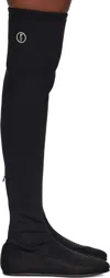 Kiko Kostadinov Black Proxima Ballerina Tall Boots In Black