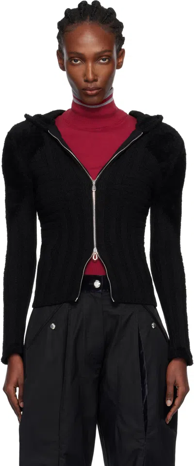 Kiko Kostadinov Black Quimby Fitted Hoodie