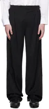Kiko Kostadinov Black Vig K-dart Trousers In Black