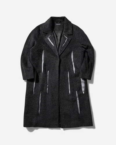 Kiko Kostadinov Bowie Tailored Coat Sable In Black