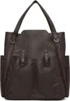 Kiko Kostadinov Brown Inex Tote In Brown