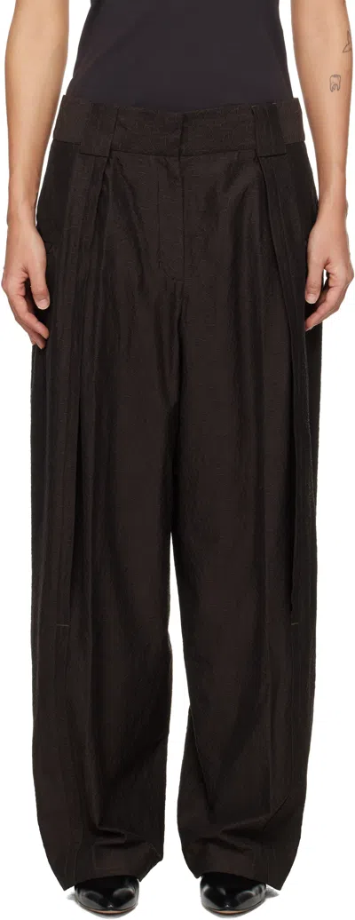 Kiko Kostadinov Brown Mimi Trousers