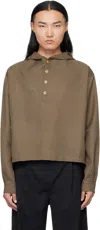 Kiko Kostadinov Brown Slatina Hoodie In Brown