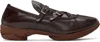 Kiko Kostadinov Brown Sonia Buckled Loafers In Chocolate