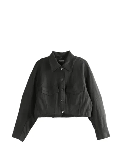Kiko Kostadinov Buttoned Pocket Jacket In Black