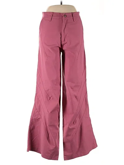 Pre-owned Kiko Kostadinov Casual Pants In Burgundy