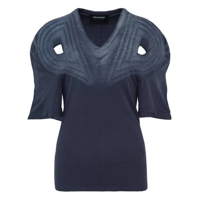 Kiko Kostadinov Celritatem Padded T-shirt In Blue