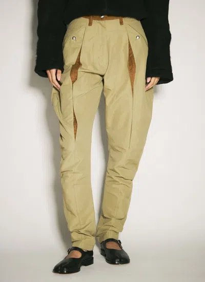 Kiko Kostadinov Women Chasseur Pants In Nude