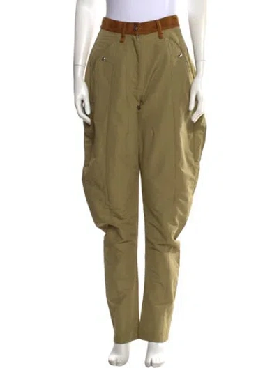Pre-owned Kiko Kostadinov Chasseur Wide Leg Pants W/ Tags In Green