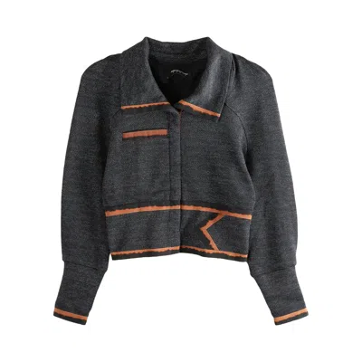 Pre-owned Kiko Kostadinov Compass Jacket 'abyss Black' | Women's Size 38