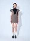 Kiko Kostadinov Dakota Knit Shift Dress In Multi