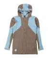 Kiko Kostadinov Dakota Oversized Hooded Knit Top