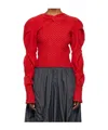 Kiko Kostadinov Red Dendra Sweater In Red
