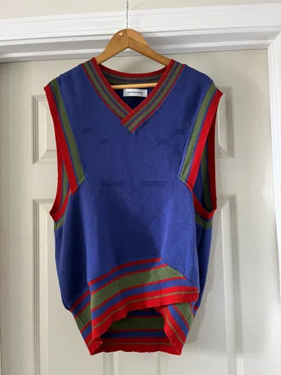 Pre-owned Kiko Kostadinov Dorset Knit Vest In Violet