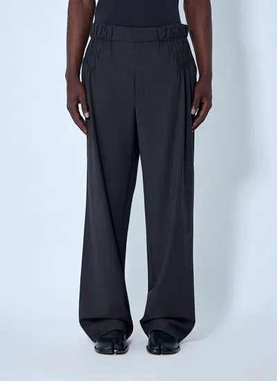 Kiko Kostadinov Elasticated Waist Tailored Trousers In Black
