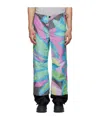 Kiko Kostadinov Green Elio Gaiter Trousers In Multi