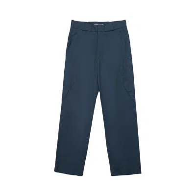 Pre-owned Kiko Kostadinov Erdiko Trousers 'petrol Blue' | Men's Size 50