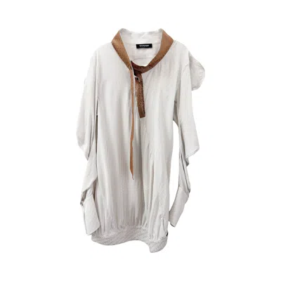 Pre-owned Kiko Kostadinov Evelyn Shirt 'abalone' | White | Women's Size 40