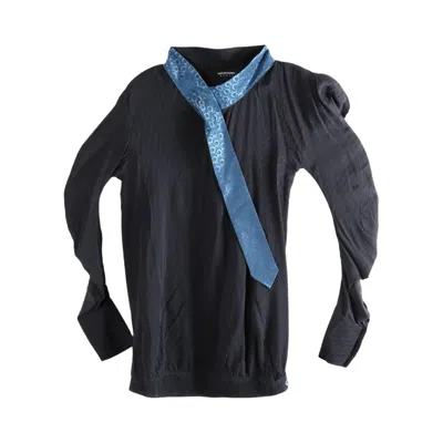 Pre-owned Kiko Kostadinov Evelyn Shirt 'night Black' | Women's Size 36