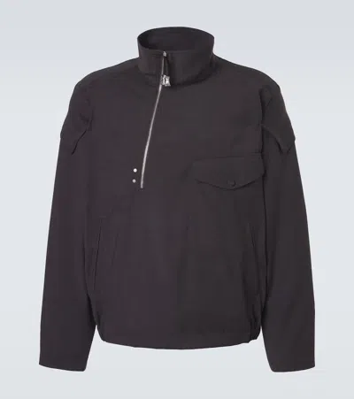 Kiko Kostadinov Farkas Virgin Wool Jacket In Brown