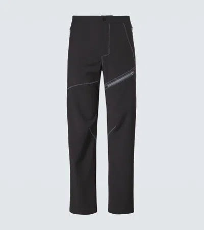 Kiko Kostadinov Fosco Virgin Wool Straight Pants In Animal Print