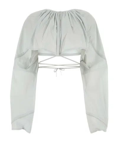 KIKO KOSTADINOV KIKO KOSTADINOV GATHER DETAILED WIDE DETAILED CROPPED BLOUSE