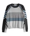 Kiko Kostadinov Chevron-pattern Sweatshirt In Multi