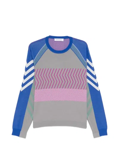 Kiko Kostadinov Gizi Panelled Sweater In Multi