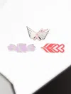 Kiko Kostadinov Graphic-print Pins In Gold