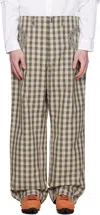 Kiko Kostadinov Striped Casual Pants
