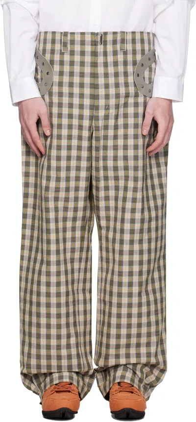 Kiko Kostadinov Striped Casual Pants In Multi