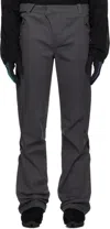Kiko Kostadinov Gray Fox Racing Edition Fox Trousers In Drk Shdw