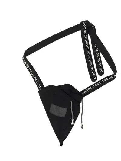 Kiko Kostadinov Hatha Crossbody Messenger Bag Adjustable Strap In Black