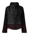 Kiko Kostadinov Estike Hooded Silk-blend Jacket In Black