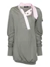 Kiko Kostadinov Howe Top In Gray