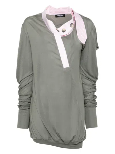 Kiko Kostadinov Howe Top In Gray