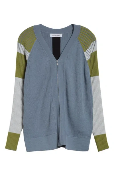 KIKO KOSTADINOV KIKO KOSTADINOV INEX COLORBLOCK ZIP FRONT CARDIGAN