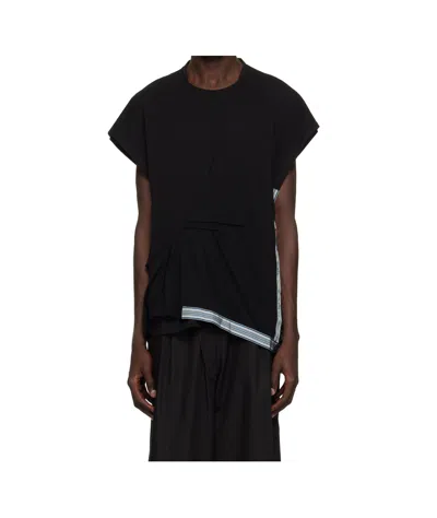 Kiko Kostadinov Inex Mesh Sleeveless T-shirt In Black