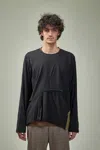 Kiko Kostadinov Inex Mesh Top Jersey In Black