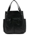 Kiko Kostadinov Inex Nappa Leather Tote Bag In Black