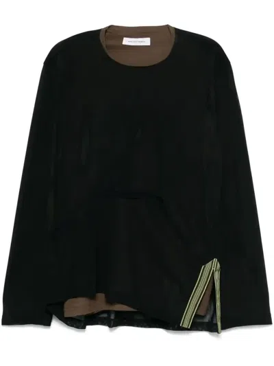 KIKO KOSTADINOV TAPE-DETAILING T-SHIRT