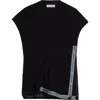 Kiko Kostadinov Inex Mesh Sleeveless T-shirt In Black/black